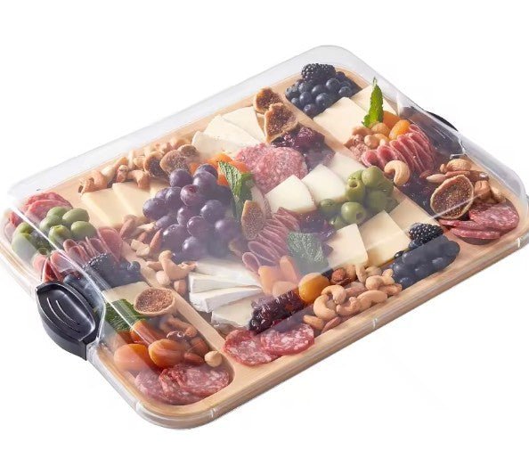 Luxe Bamboe Borrelplank – Kaas, Charcuterie, Tapas, Picknick & BBQ Borrelhapjes - inHype