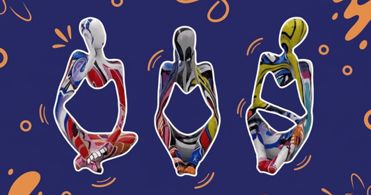 Onze nieuwste aanwinst: Abstract Resin Beeldje