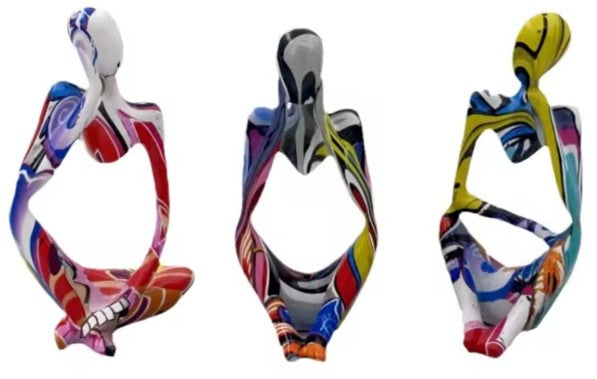 Abstract Resin Beeld – Moderne Europese Woondecoratie – Kunst Sculptuur voor Woonkamer & Kantoor