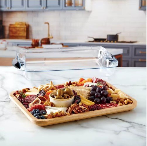 Luxe Bamboe Borrelplank – Kaas, Charcuterie, Tapas, Picknick & BBQ Borrelhapjes - inHype