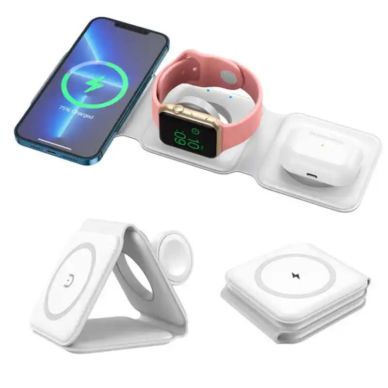 3 in 1 magnetic phone charger