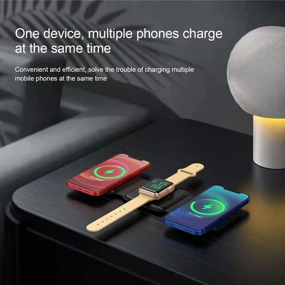 3 in 1 magnetic phone charger